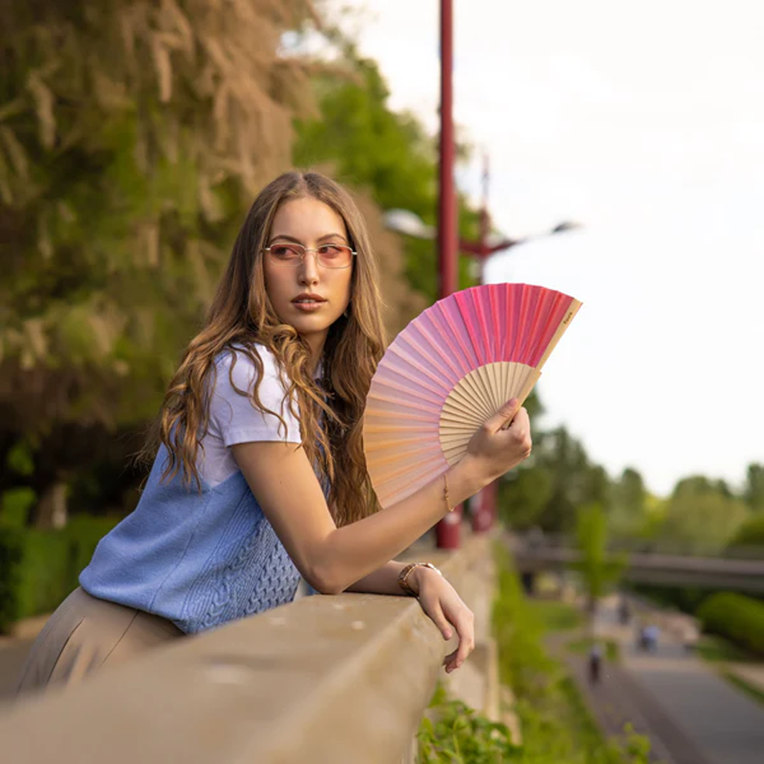 Fisura Hand Fan - Sunset