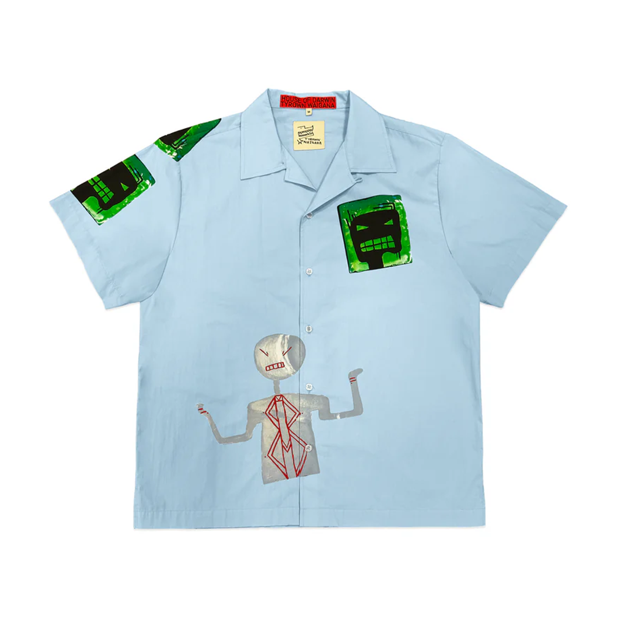 Tyrown Waigana x House of Darwin White Media Shirt