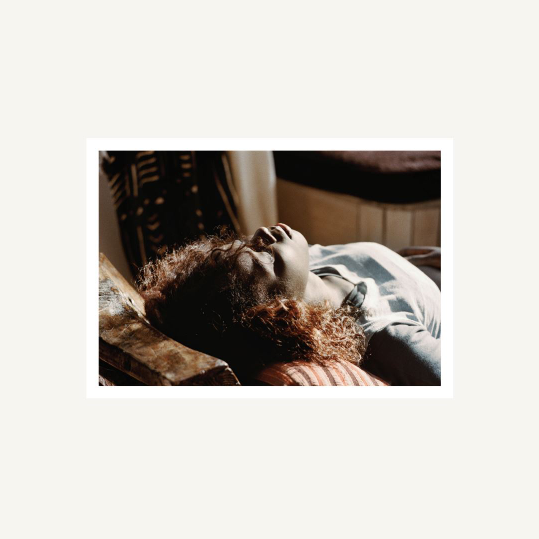 Henry Roy Postcard - Aminata sleeping