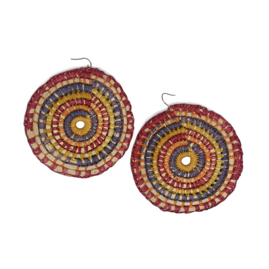 Gentle Designs Desert Flowers Woven Earrings (Big) Multi