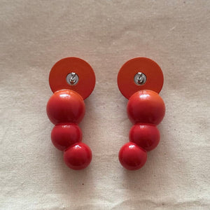 Grace Scharf Design BuBu Earrings 001 - Orange