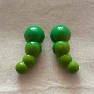 Grace Scharf Design BuBu Earrings 001 - Green