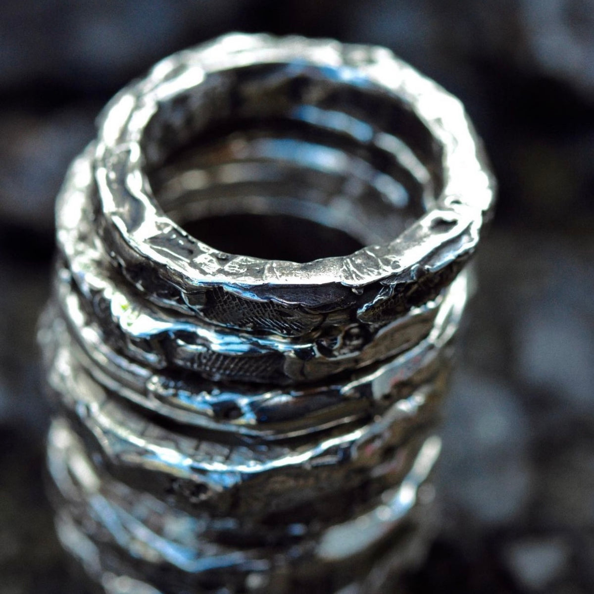 ÎMMØRTALË Jewellery Excidium Stack Rings