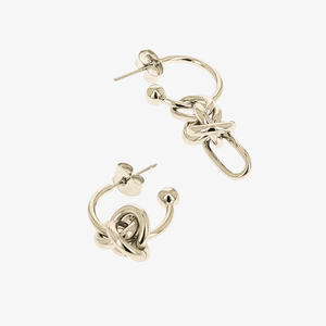 Justine Clenquet Daria Earrings - Pale Gold