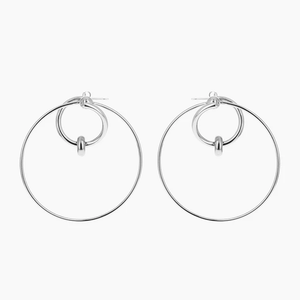 Justine Clenquet Eva Earrings - Palladium