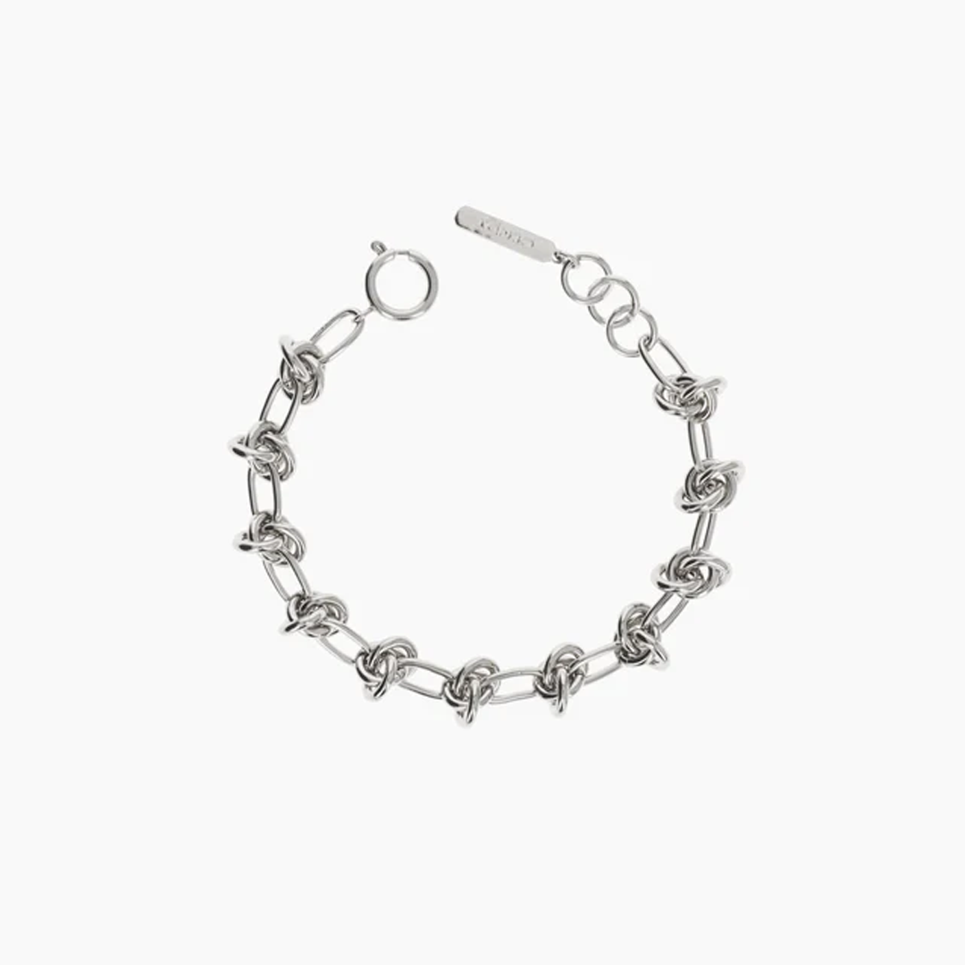 Justine Clenquet Daria Bracelet - Palladium