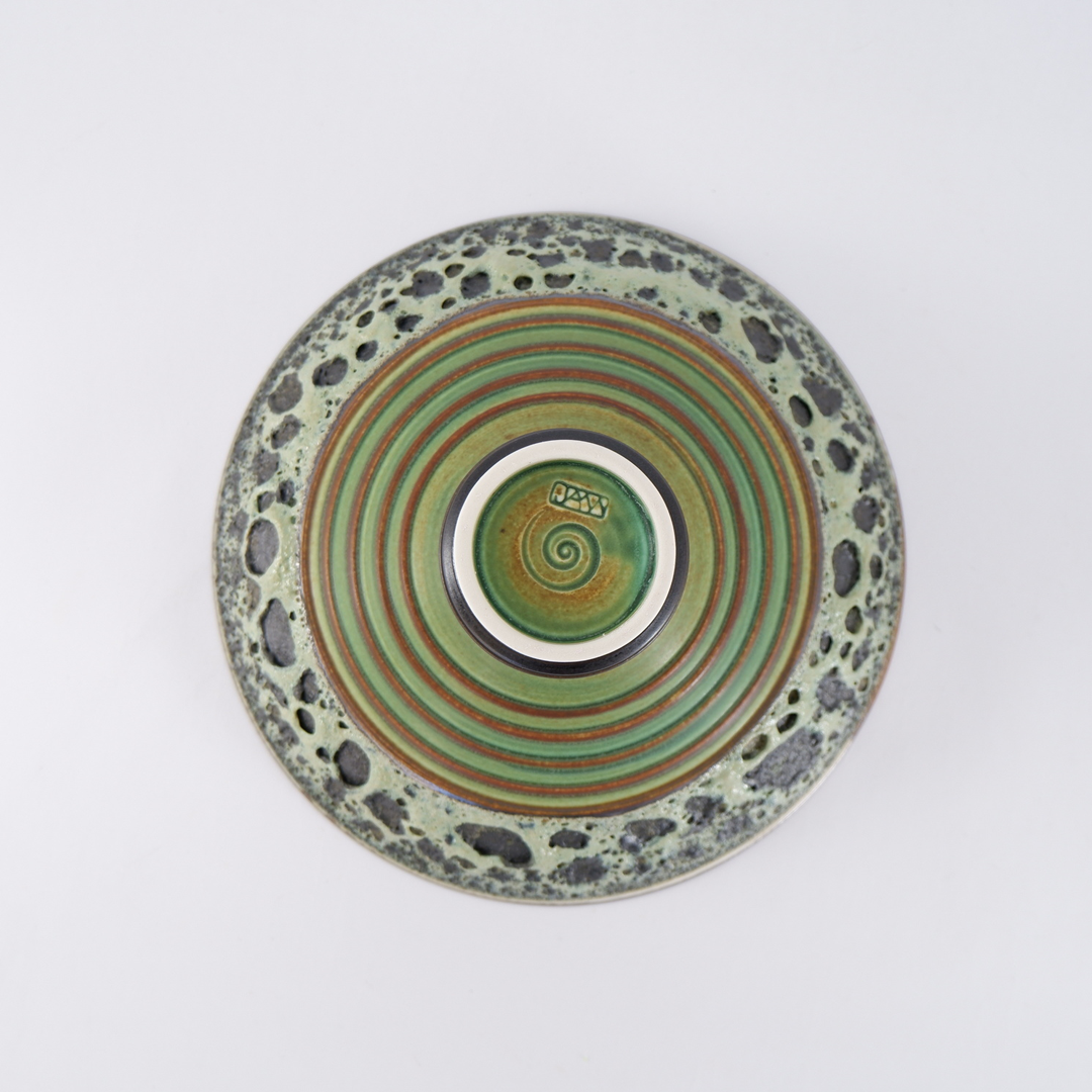 Jackie Masters Footed Bowl - Forest Series