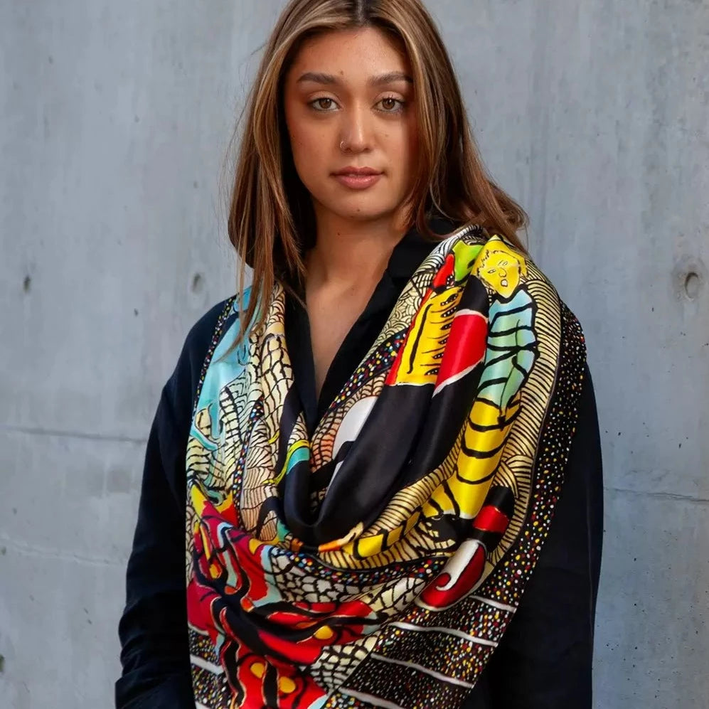 One of Twelve Purlkartu- Spider Scarf by John Prince Siddon