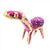 Tjanpi Kamula (Camel) Sculpture by Jacinta Heffernan Pink/Purple
