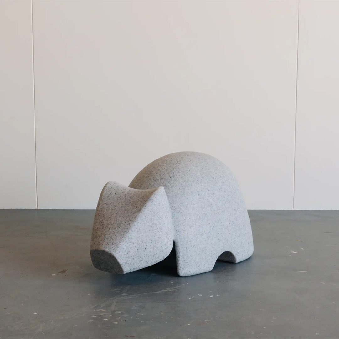 Jack Flanagan Wisdom Wombat - Marble Stone