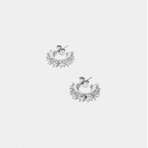 Justine Clenquet Nina Small Earrings - Palladium