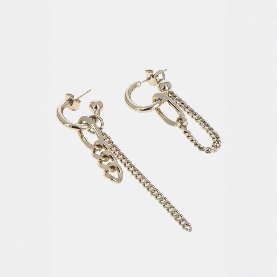 Justine Clenquet Tiko Earrings - Pale Gold