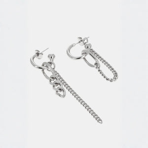 Justine Clenquet Tiko Earrings - Palladium