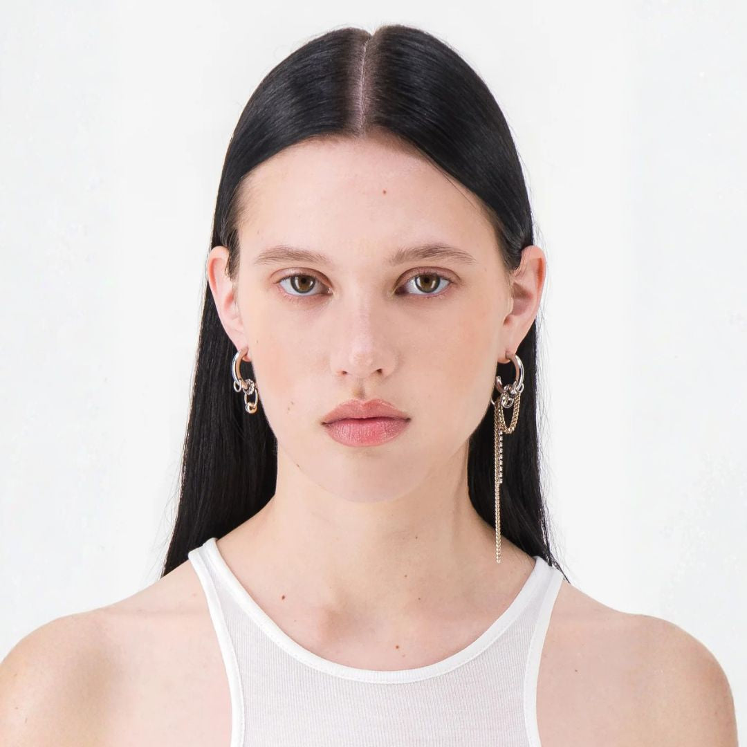 Justine Clenquet Amber Earrings