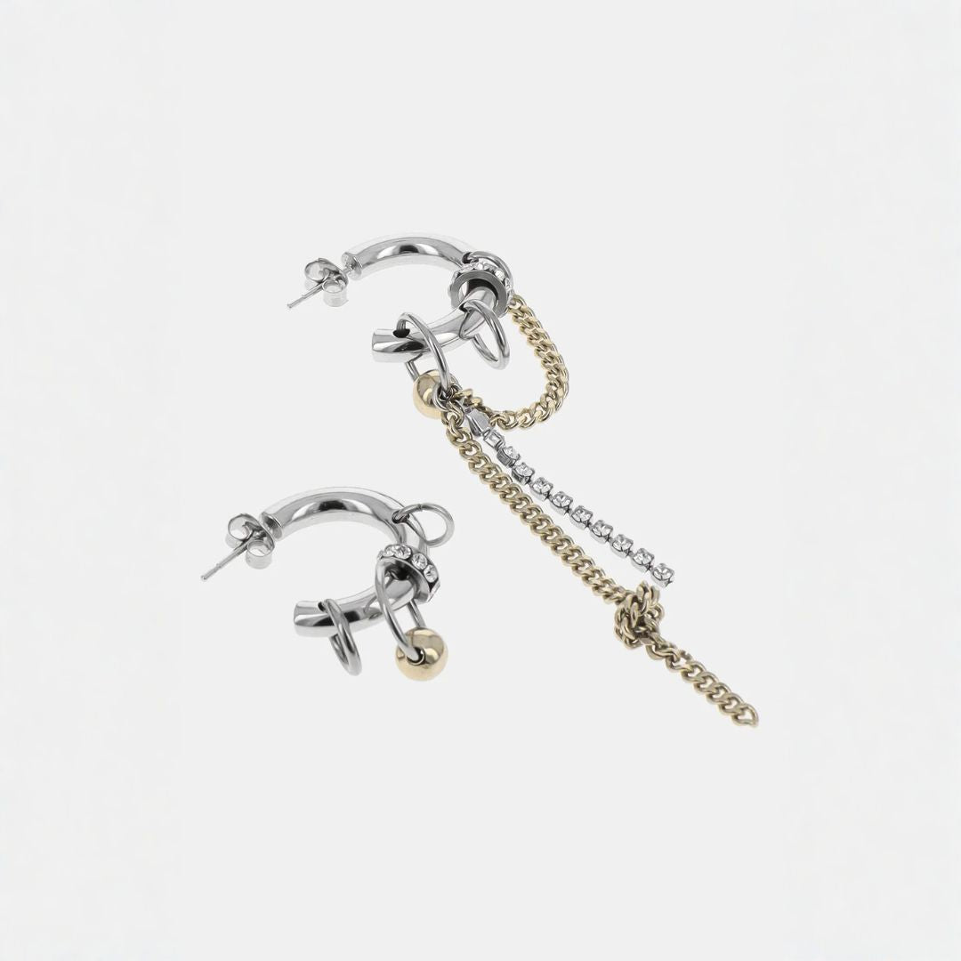 Justine Clenquet Amber Earrings