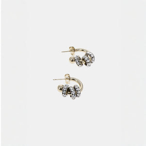 Justine Clenquet Daisy Earrings - Pale Gold