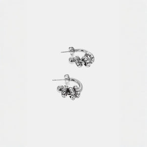 Justine Clenquet Daisy Earrings - Palladium