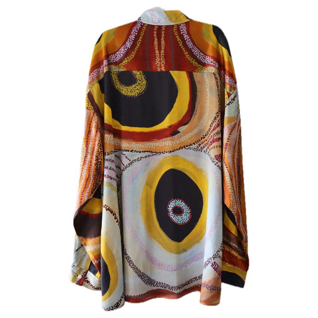 Corban 'Bamba' Clause Williams Kaalpa Silk Shirt - Red