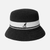 Kangol Bermuda Stripe Bucket Hat - Black