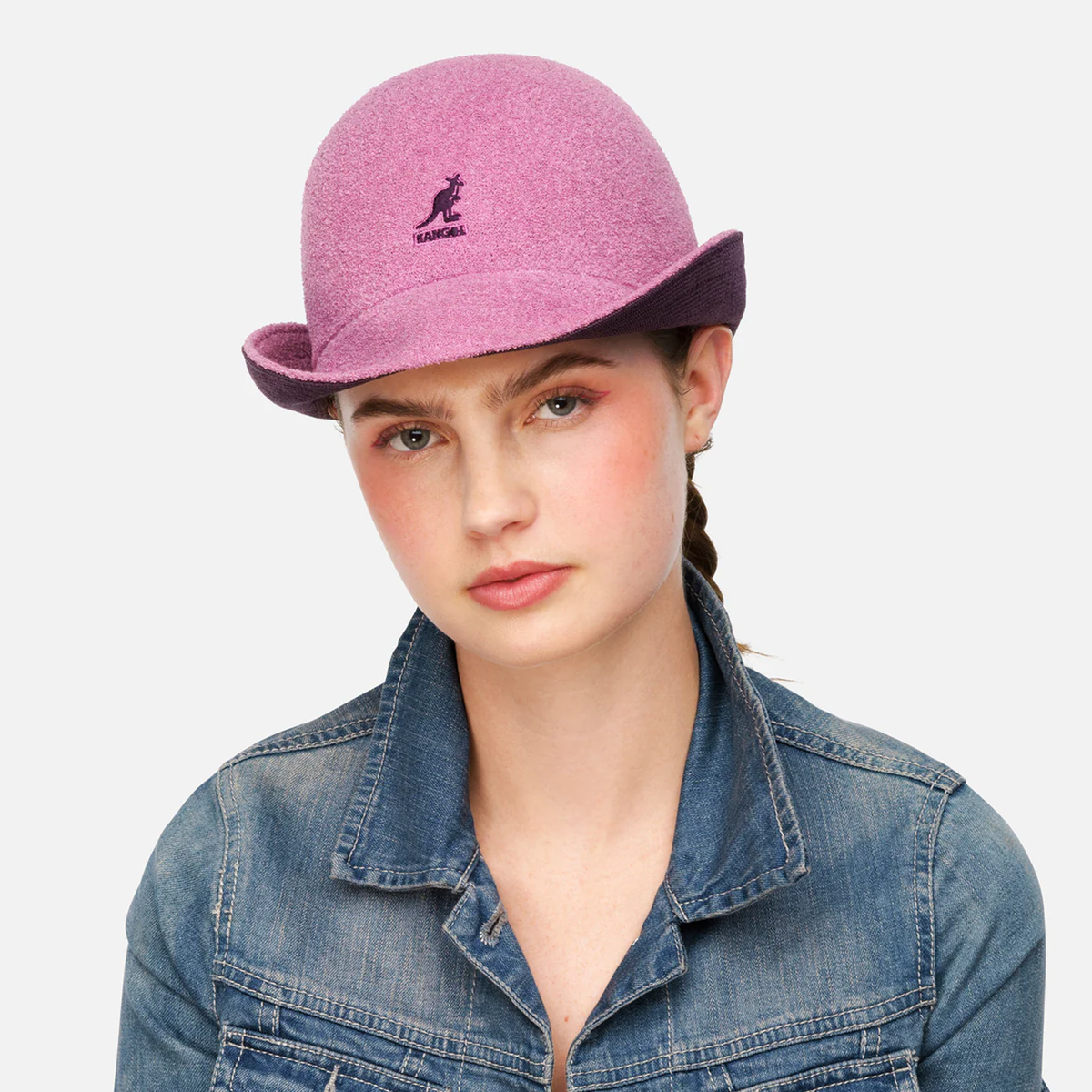 Kangol Flip It Reversible Casual Hat - White/Black