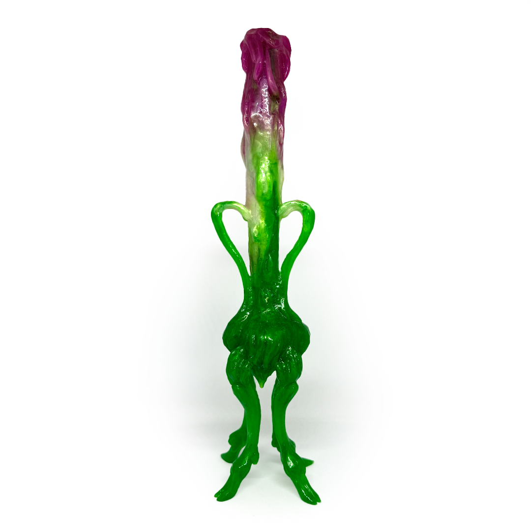 Kate Rohde Small Hoof Bud Vase - Grape/Green