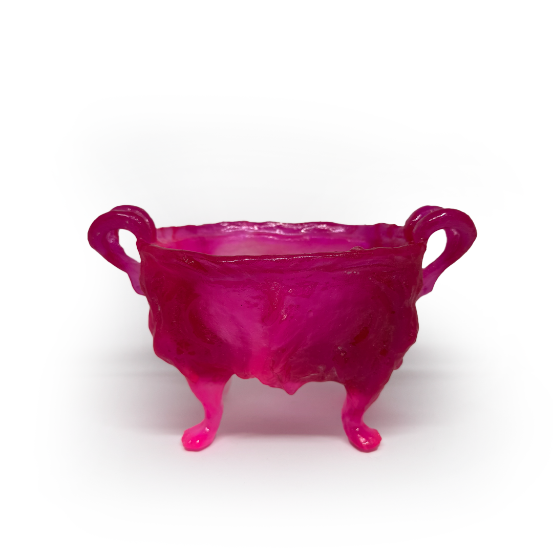 Kate Rohde Medium Paw Bowl - Fuchsia/Pink