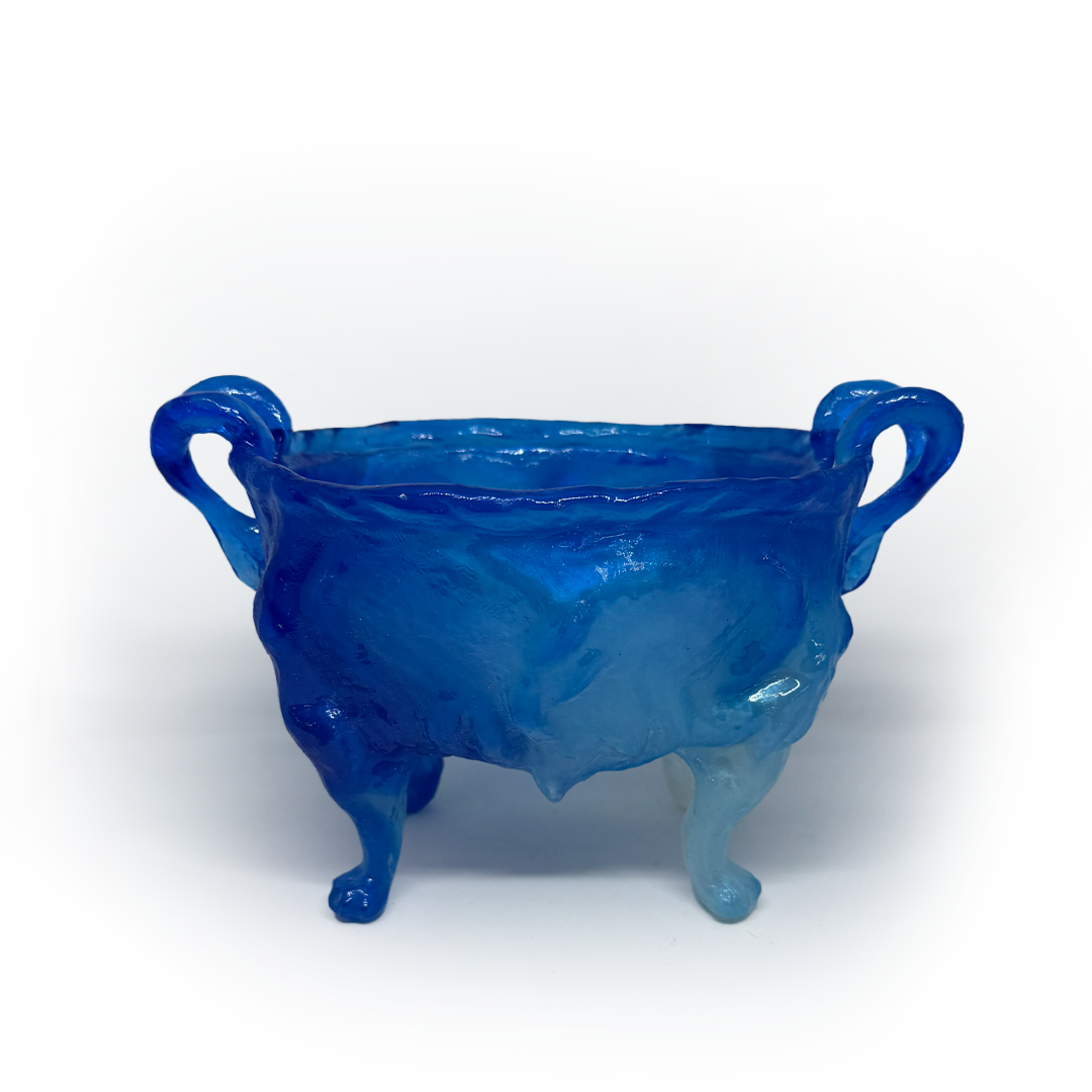 Kate Rohde Medium Paw Bowl - Ice/Blue