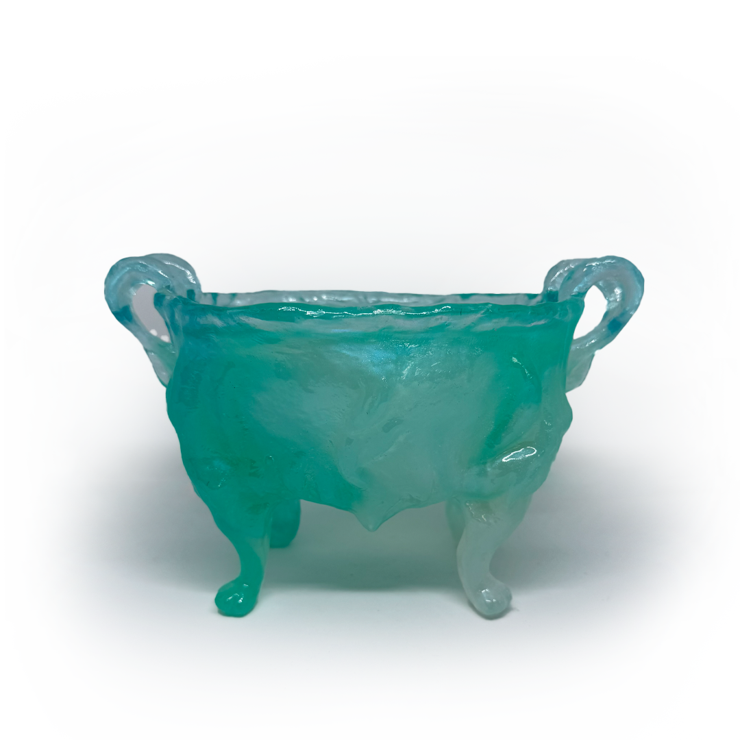 Kate Rohde Medium Paw Bowl - Ice/Lagoon