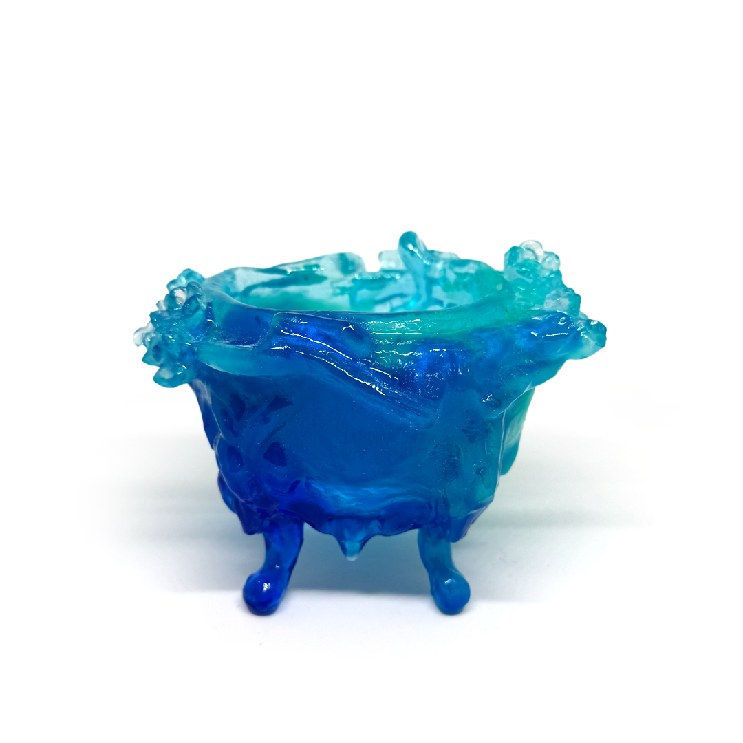Kate Rohde Small Paw Bowl - Blue/Lagoon