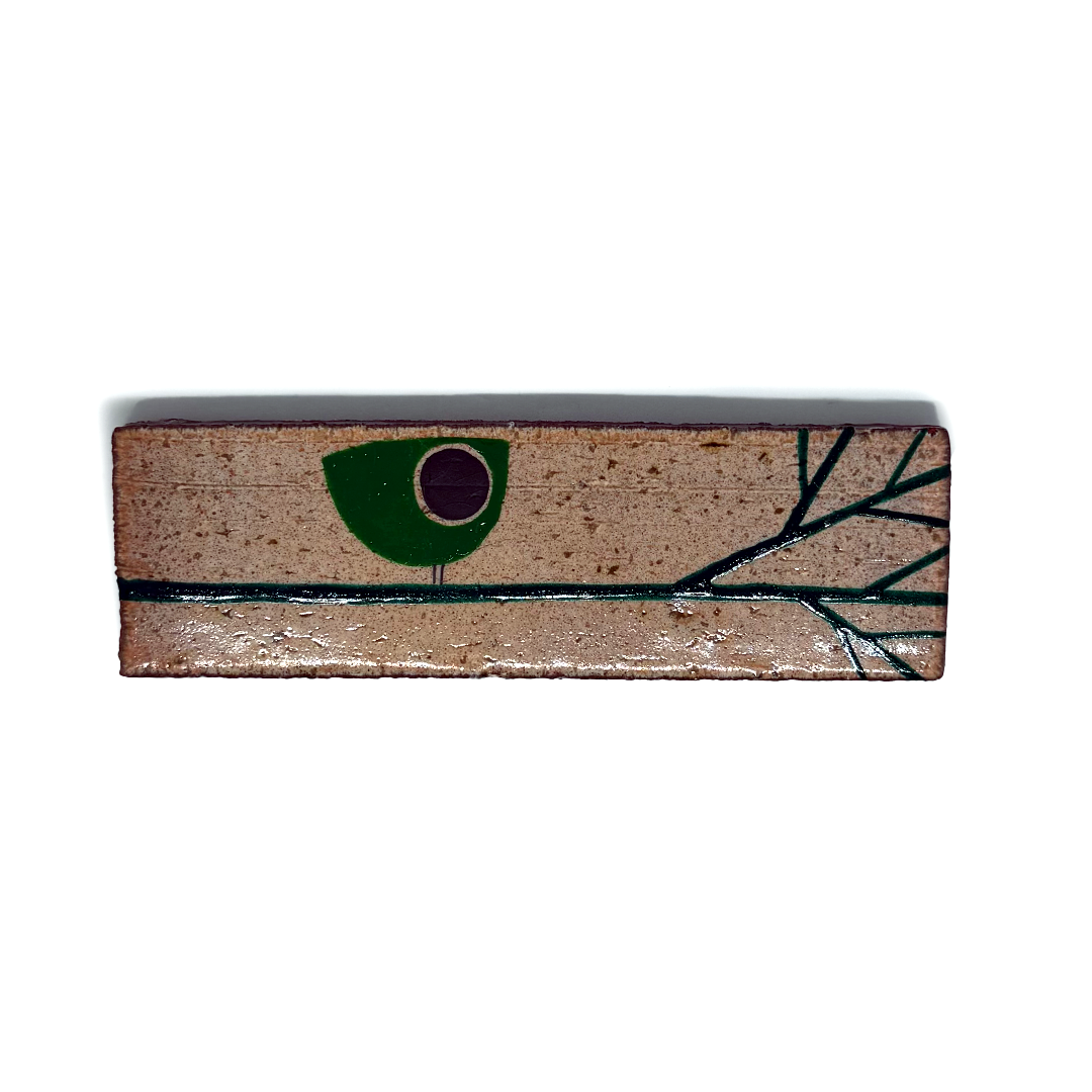 Klopper Bird Hand Painted Extra Long Tiles