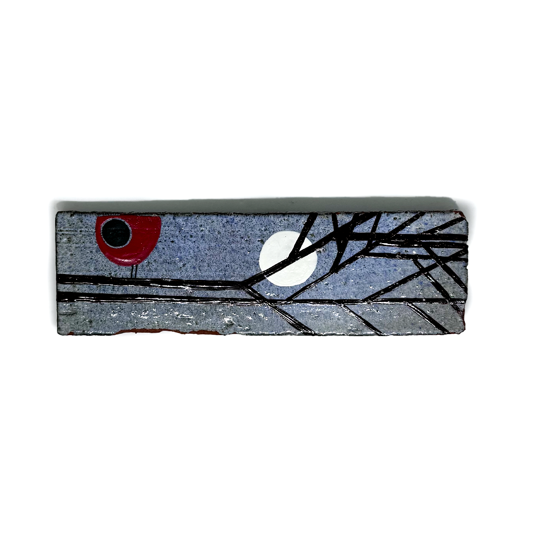 Klopper Bird Hand Painted Extra Long Tiles