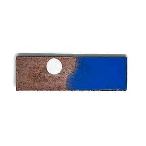 Klopper Moon & Sea Long Hand Painted Extra Long Tile - Light Blue