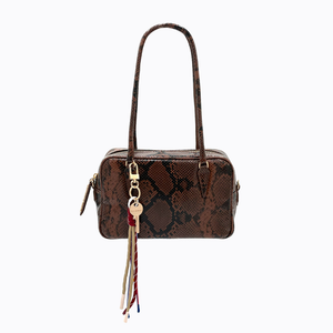 Poppy Lissiman Le Tid Mini Trunk Bag - Choc
