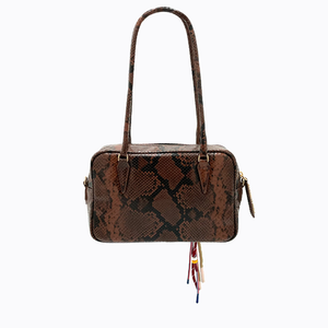 Poppy Lissiman Le Tid Mini Trunk Bag - Choc