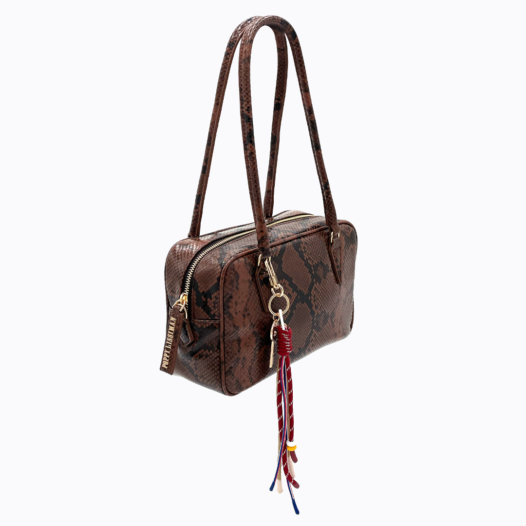 Poppy Lissiman Le Tid Mini Trunk Bag - Choc