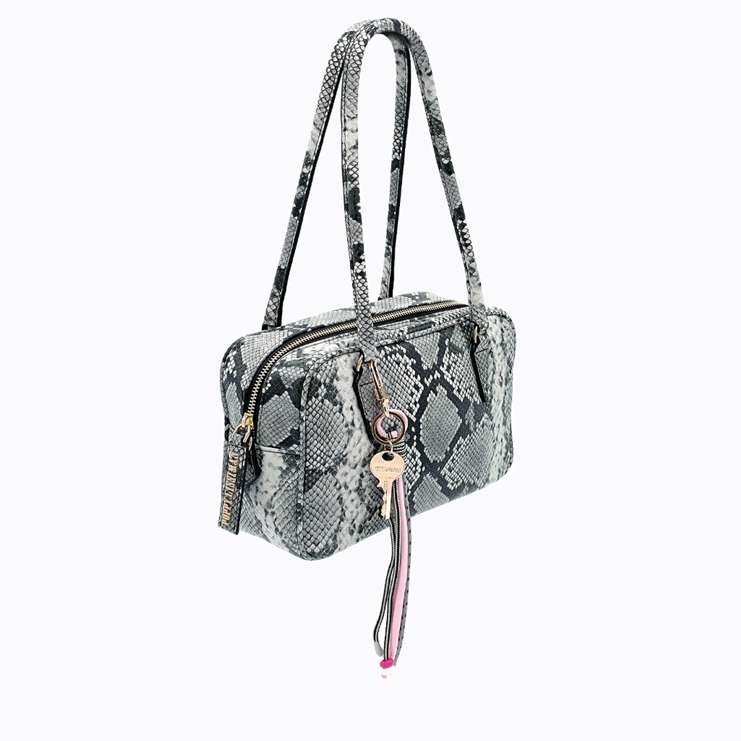 Poppy Lissiman Le Tid Mini Trunk Bag - Grey