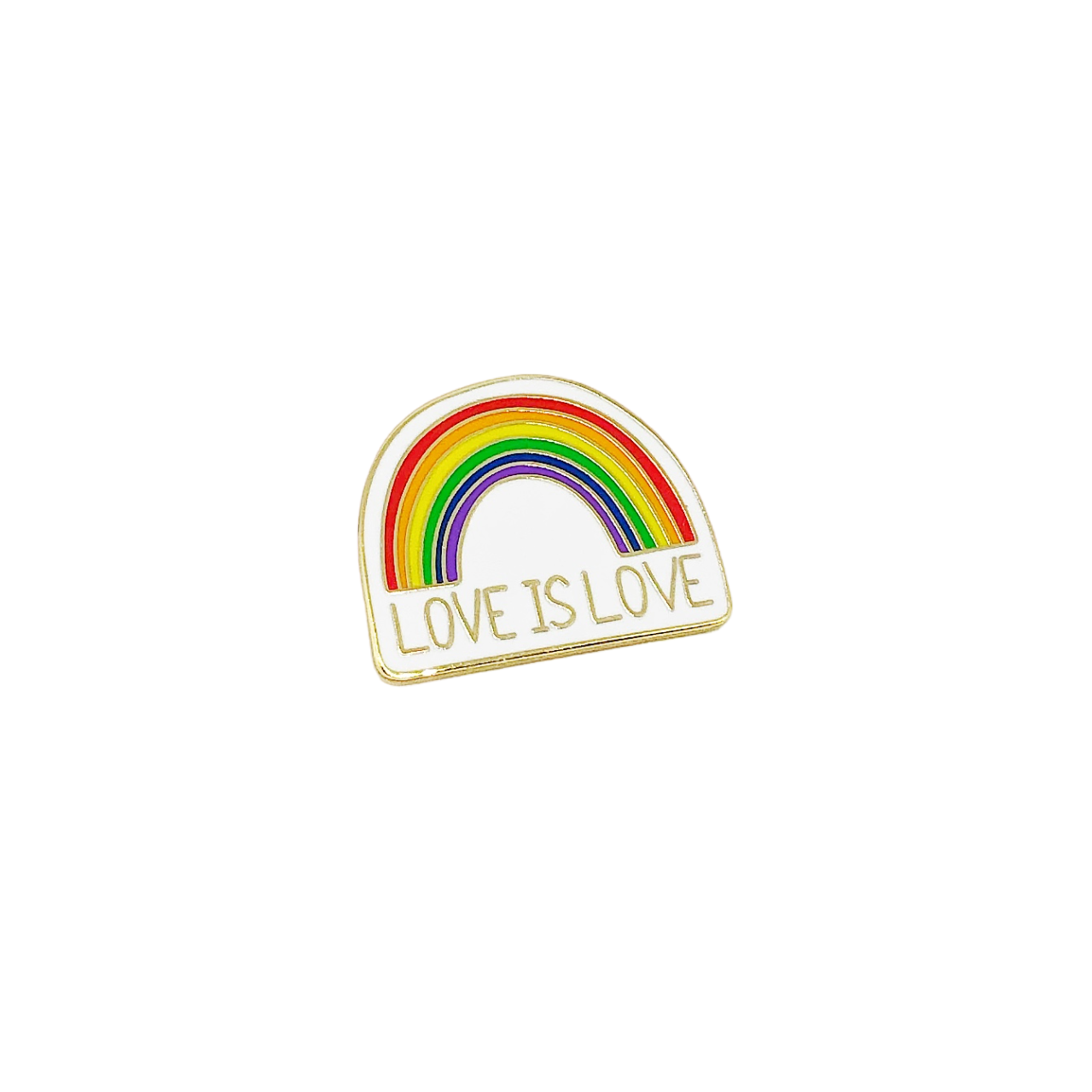 Red Parka Love is Love Pin