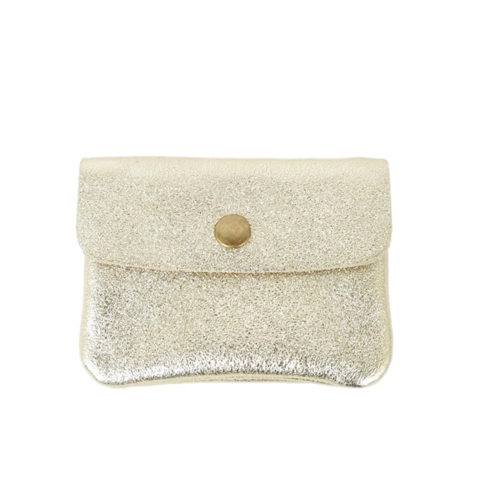 Maison Fanli Coin Purse - Metallic Gold