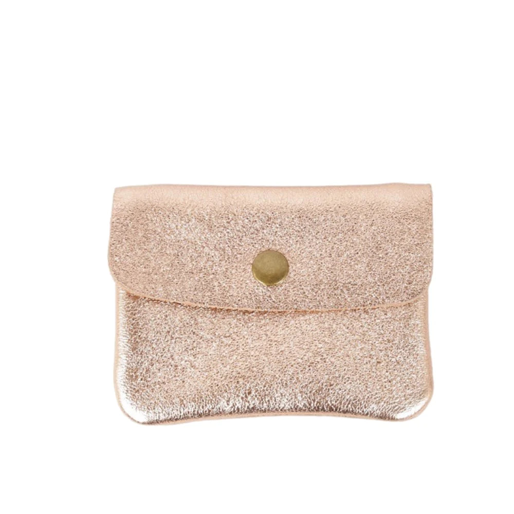 Maison Fanli Coin Purse - Metallic Rose
