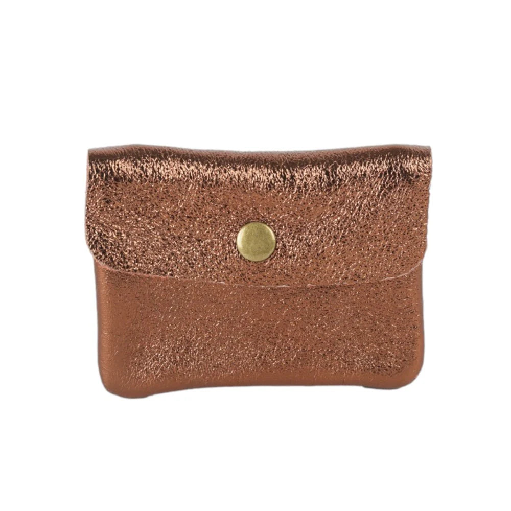 Maison Fanli Coin Purse - Metallic Bronze