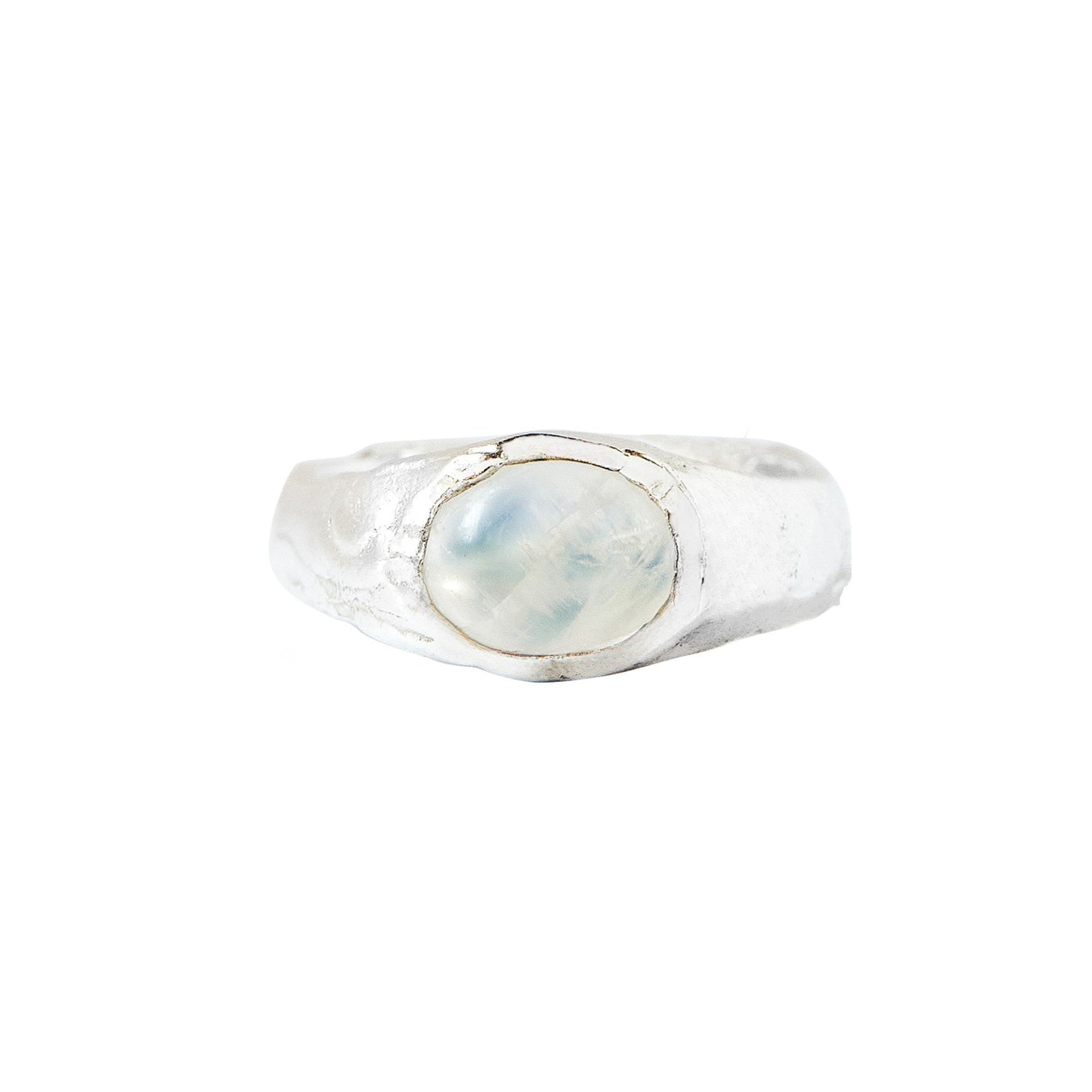 Koro Island George Ring - Moonstone