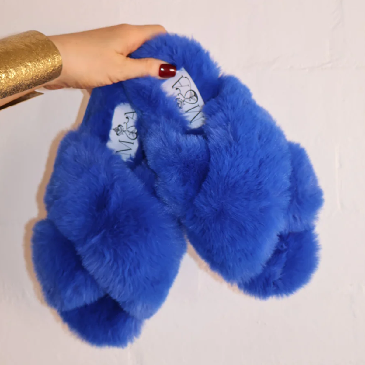 Mode & Affaire Slippers - Cobalt