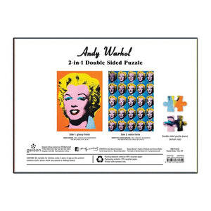 Gallison Andy Warhol Marilyn Double Sided Puzzle