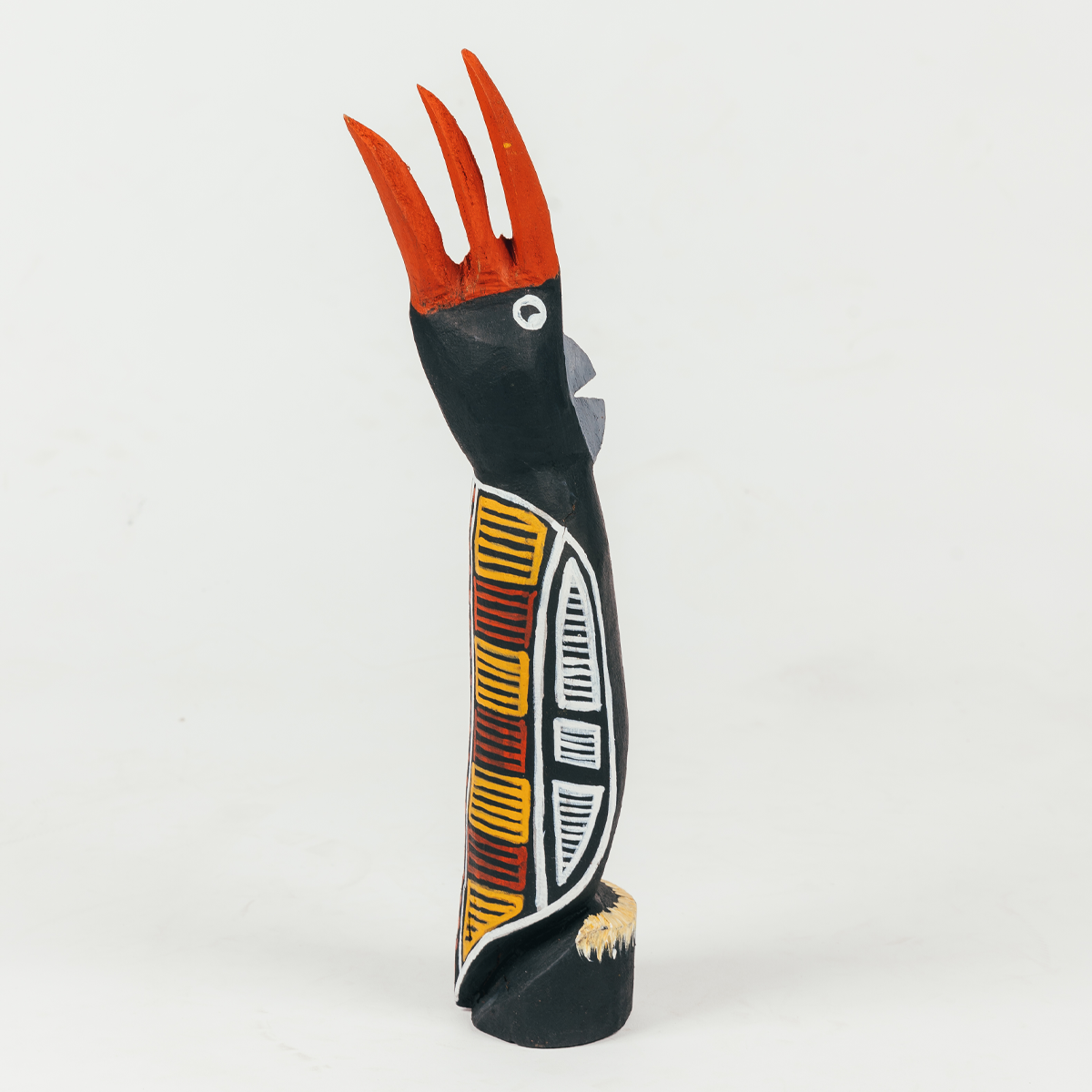 Marrawuddi Karnamarr (Red Tailed Black Cockatoo) 35 cm by Irene Henry & Harold Goodman