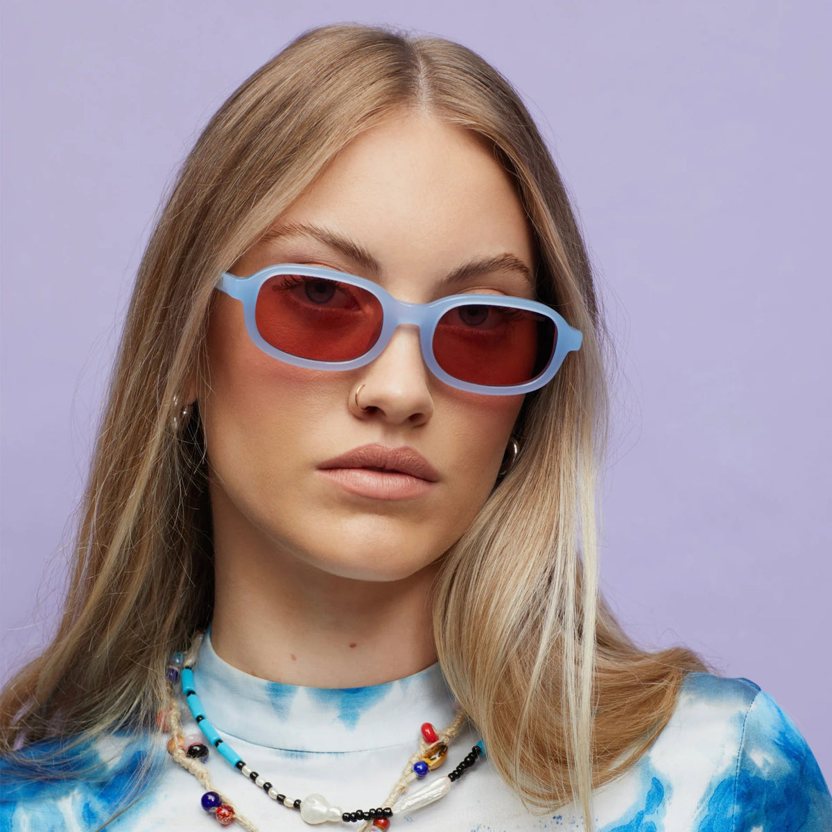 Poppy Lissiman Monty Sunglasses - Periwinkle