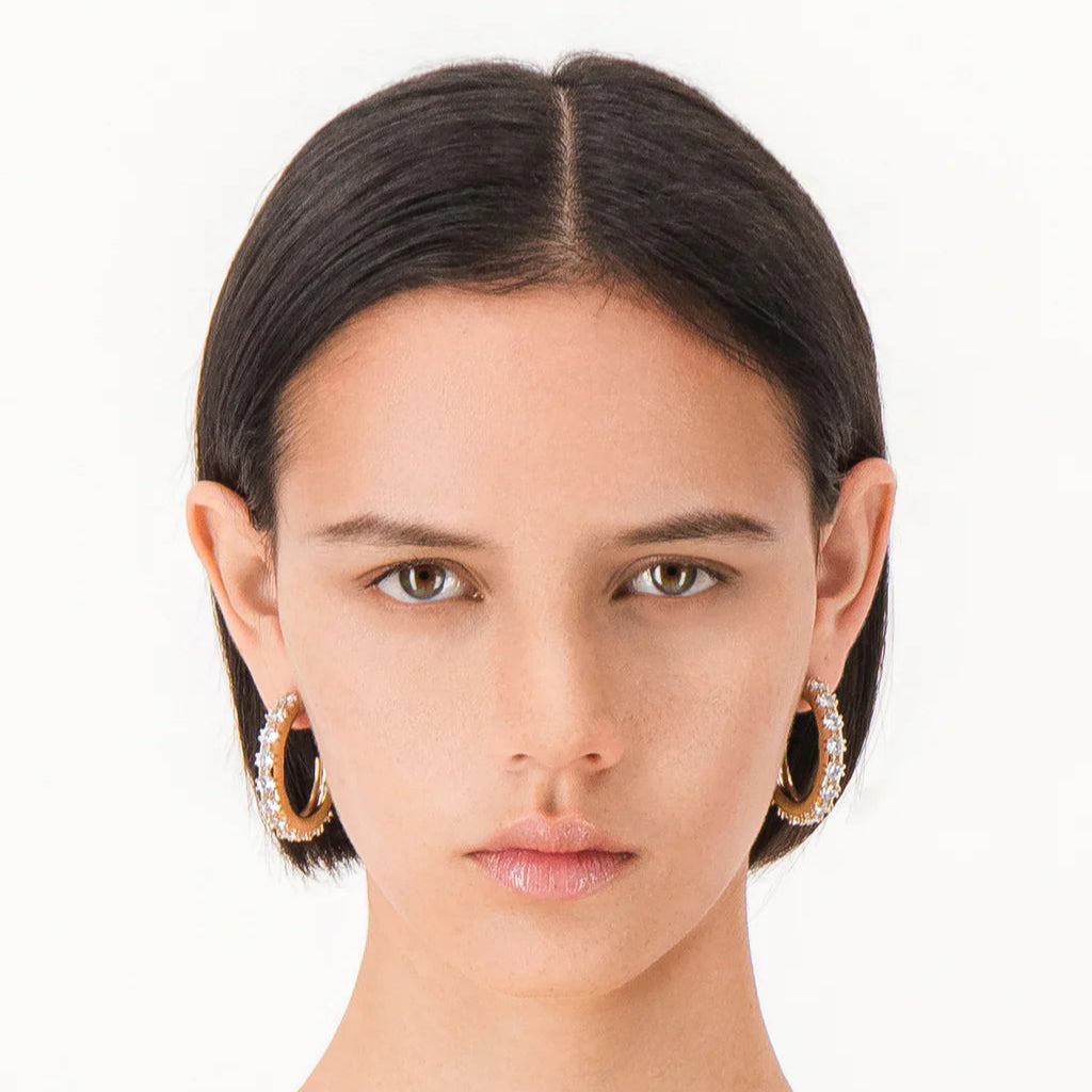 Justine Clenquet Nina Earrings - Gold