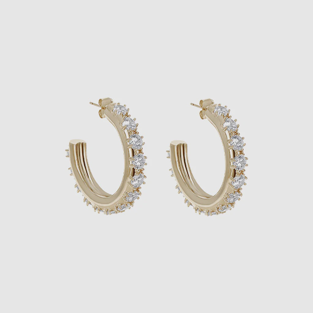 Justine Clenquet Nina Earrings - Gold