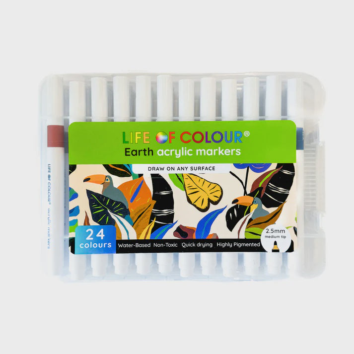 Life of Colour Earth Acrylic Markers