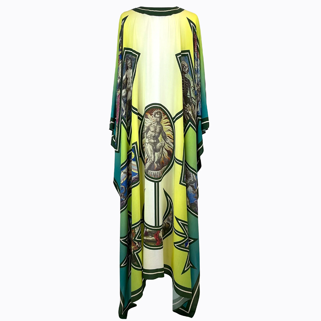 Poppy Lissiman Rafi Kaftan - Forest Voltage