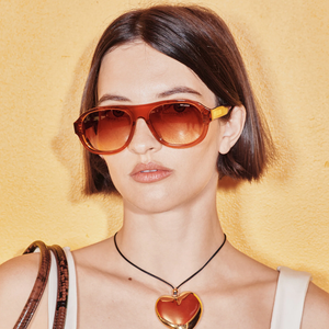 Poppy Lissiman Wrangle Sunglasses - Amber